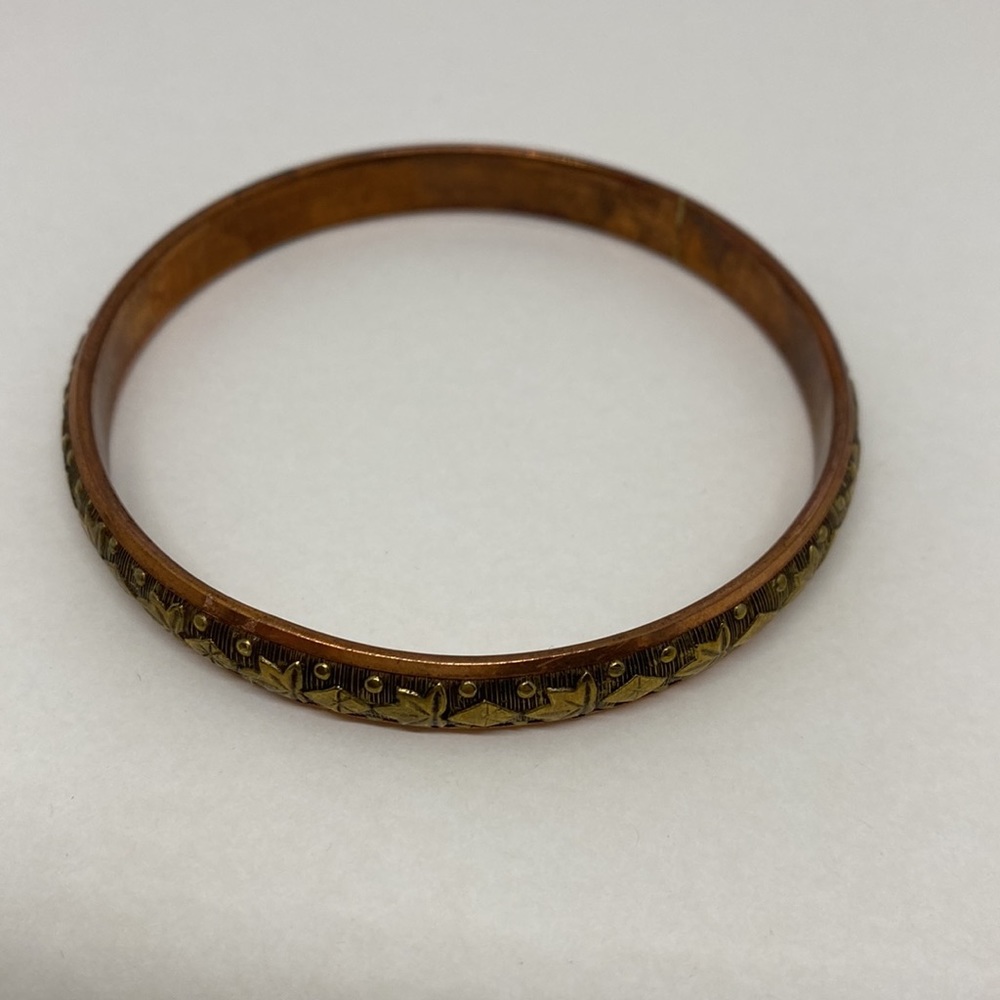 Vintage Copper Bangle - Picture 3 of 5